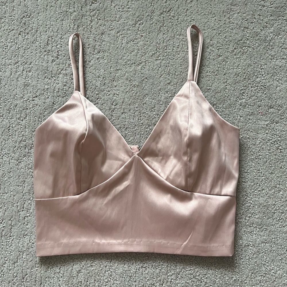 Windsor Pink Blush Bralette Crop Top